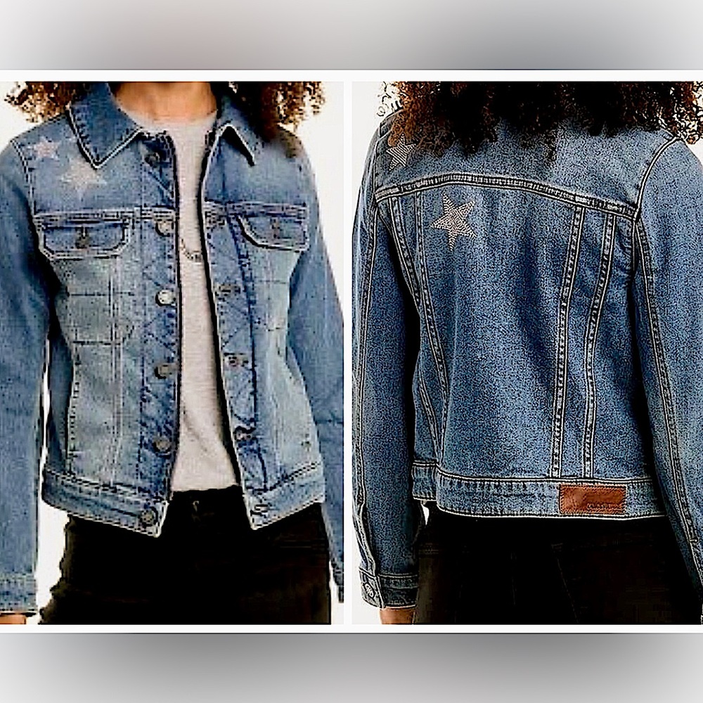 Zadig & Voltaire Kioky Embellished Star
Denim Jean Jacket Sz XS NWT SOLD OUT

A4